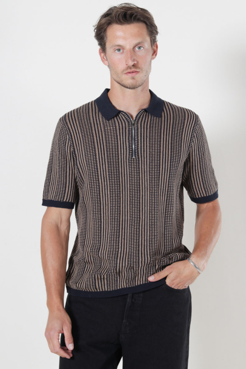 ONLY & SONS Ketil Regular Fit SS Polo  Dark Sapphire