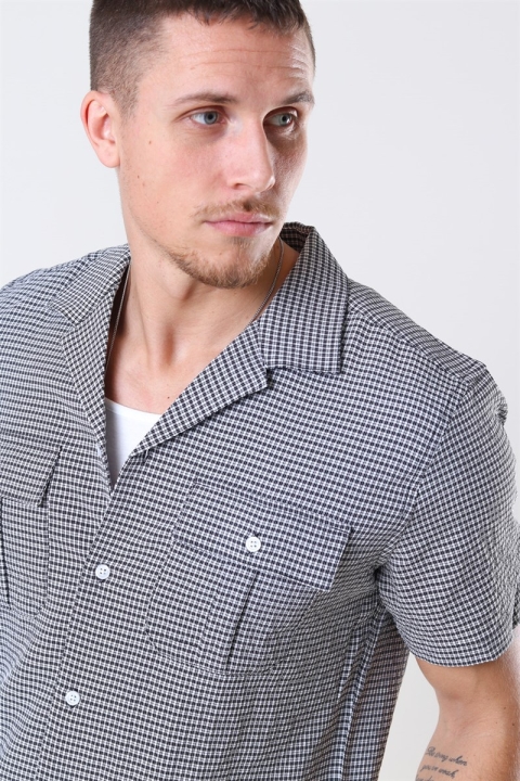 Woodbird Chan Check Chemises Black-White