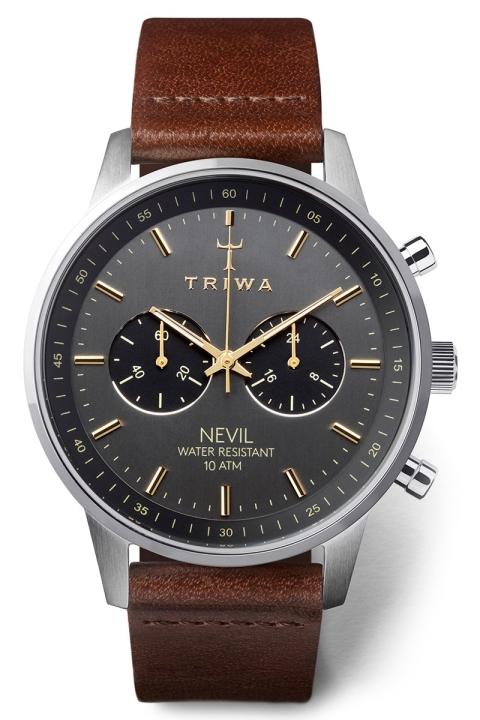 Triwa Nest Smokey Nevil Montres Dark Brown Classic