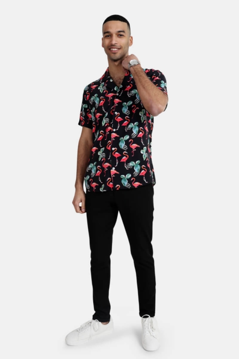 Clean Cut Cactus Bowling Chemises Black
