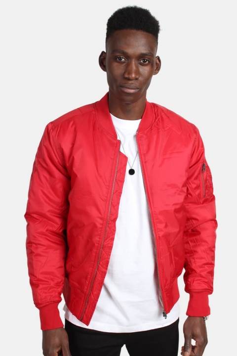 Urban Classics Bomber Veste Fire Red