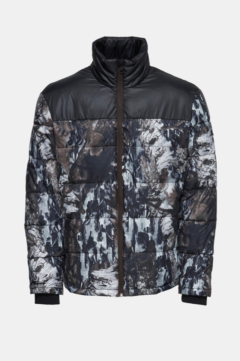 Only & Sons Bertil Puffer Veste Black Print
