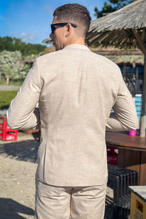 Jack & Jones Riviera Linen Blazer Beige