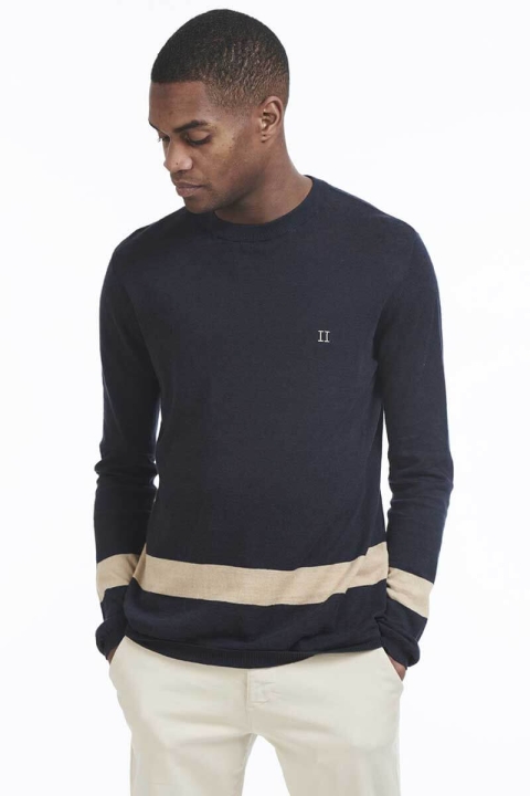 Les Deux Sermine Tricot Navy Beige