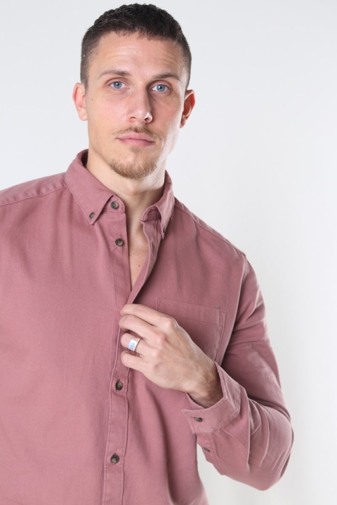 Only & Sons Bryce Life LS Reg Organic Chemises Burlwood