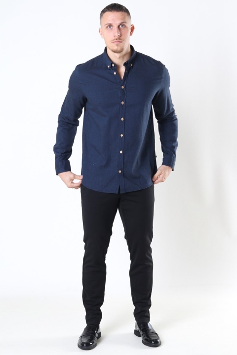 Kronstadt Johan Diego Cotton Chemises Navy