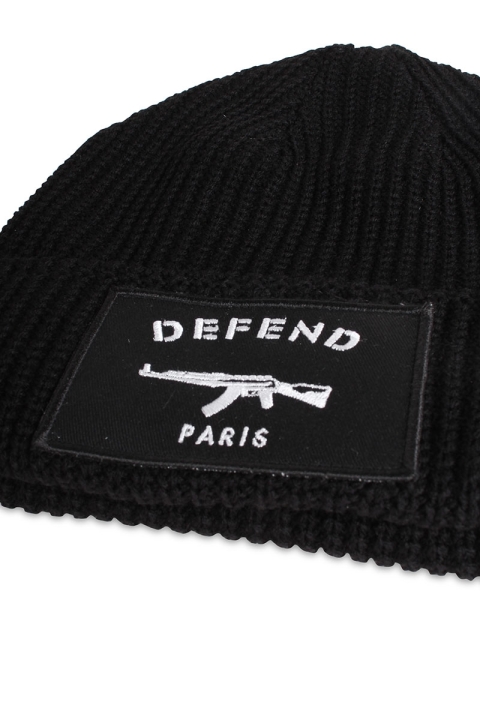 Defend Paris Biny Bonnet Black