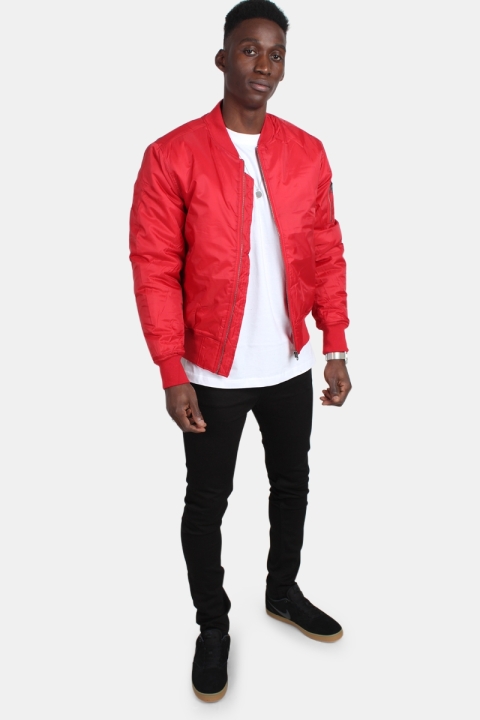 Urban Classics Bomber Veste Fire Red