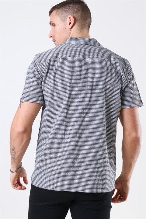 Woodbird Chan Check Chemises Black-White