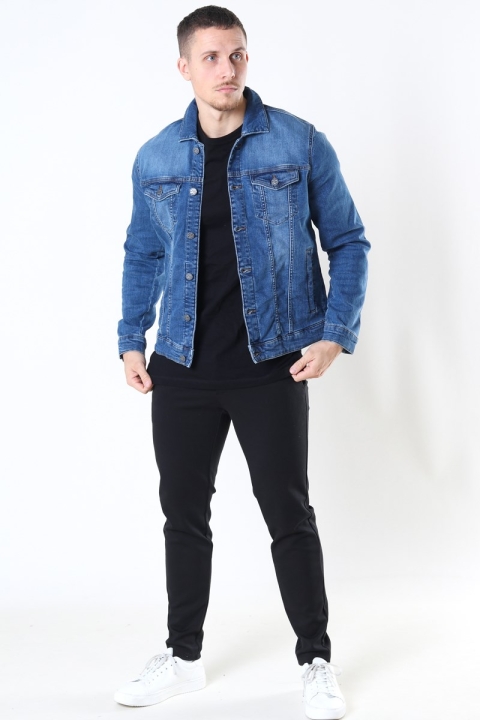 Only & Sons Coin Life Trucker Veste 8615 Denim Blue