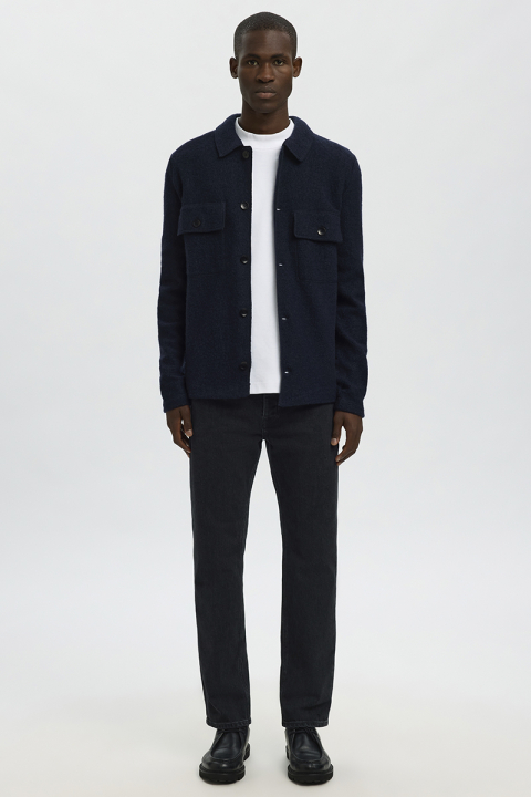 Selected Nealy LS Knit Cardigan Sky Captain
