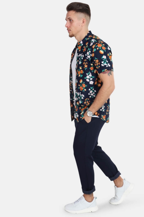 Kronstadt Johan Exotic S/S Chemises Navy 10