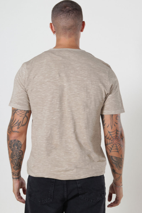 Jack & Jones JJESPLIT NECK TEE SS NOOS Crockery
