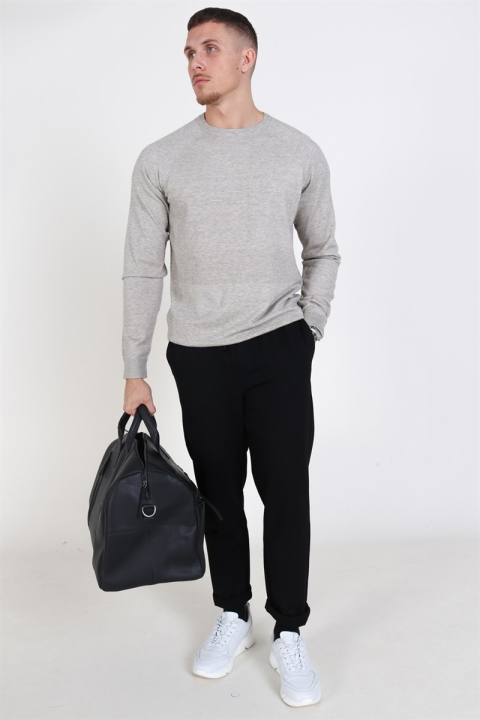 Only & Sons Mikkel Soft Crew Raglan Tricot Light Grey Melange