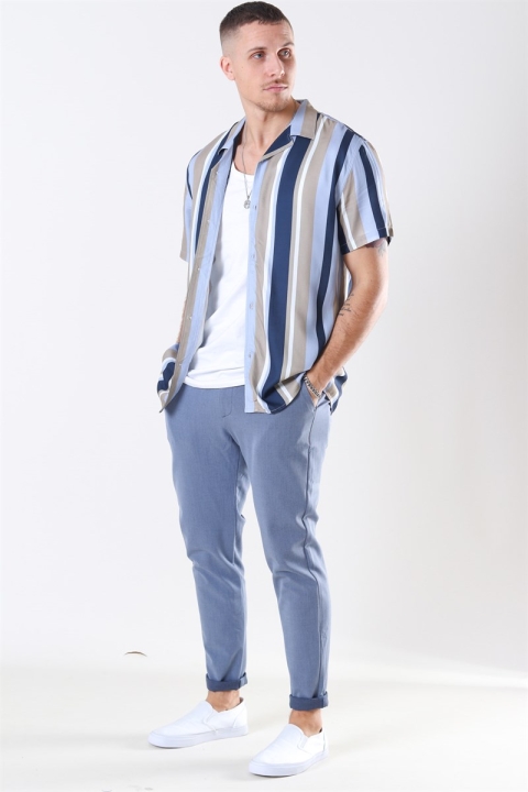 Clean Cut Bowling 12 Chemises Navy