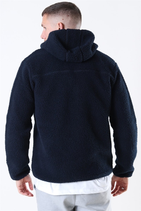 Solid Lon Hood Veste Insignia Blue