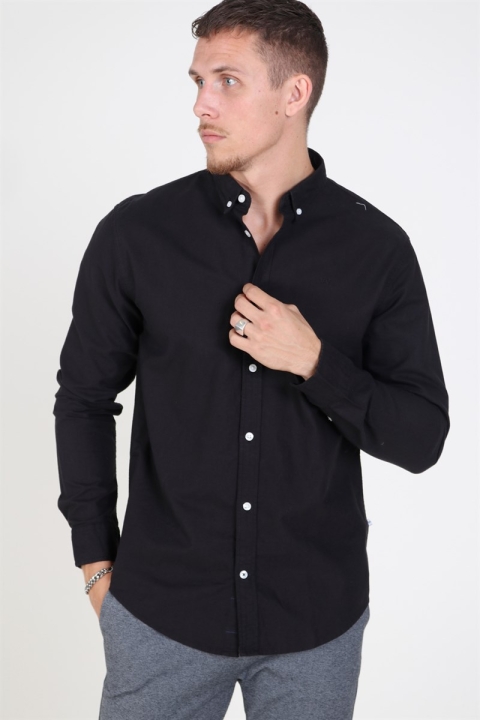 Kronstadt Johan Oxford Washed Chemises Black