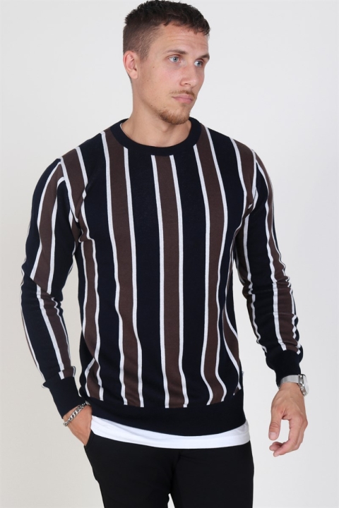 Kronstadt Ronnie Multi Tricot Brown/Navy