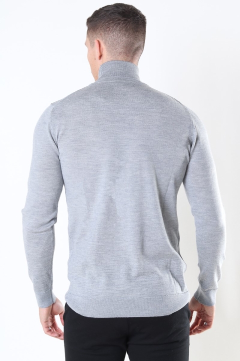 Clean Cut Copenhagen Merino Wool Roll Tricot Light Grey Mel