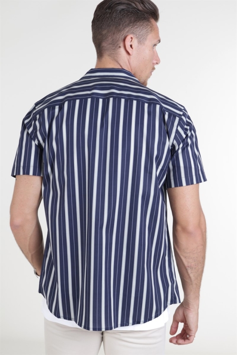 Les Duex Manny Chemises Dark Navy