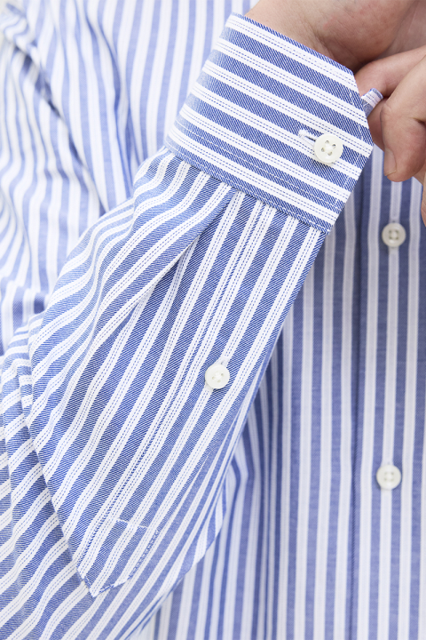 Jack & Jones Parker Wrinkle Resistant Shirt LS Black Iris Stripe