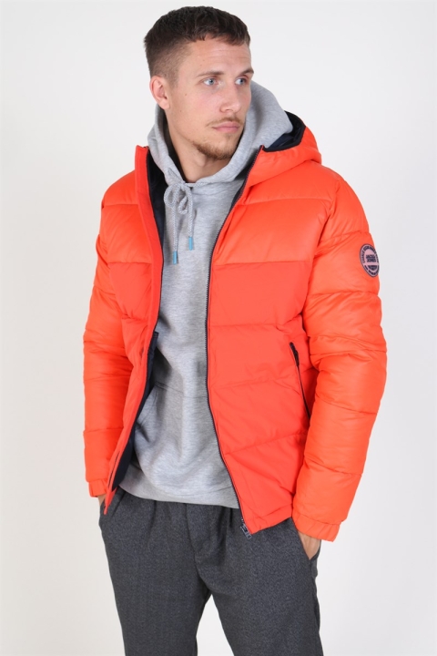 Jack & Jones Oscar Veste Hood Cherry Tomata