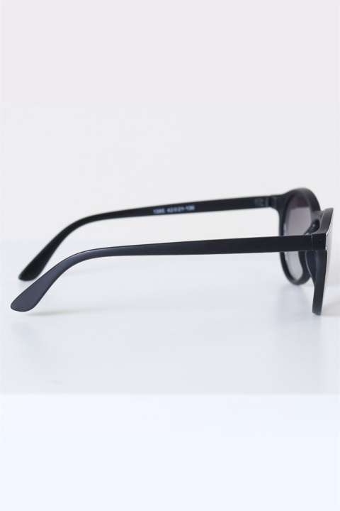 Fashion 1385 Mat Black des lunettes de soleil Grey Gradient