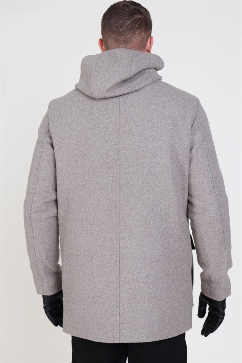Jack & Jones Roland Wool Parka Veste Greige