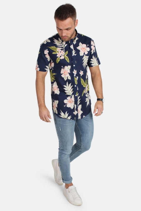 Kronstadt Johan Exotic S/S Chemises Navy