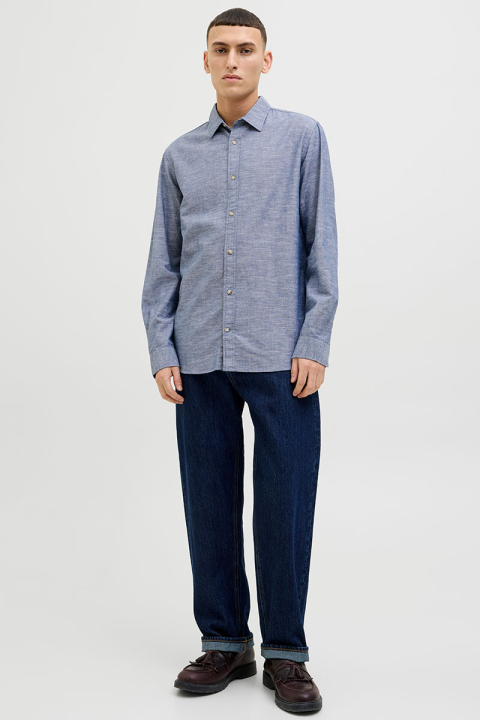 Jack & Jones Summer Shirt LS Faded Denim