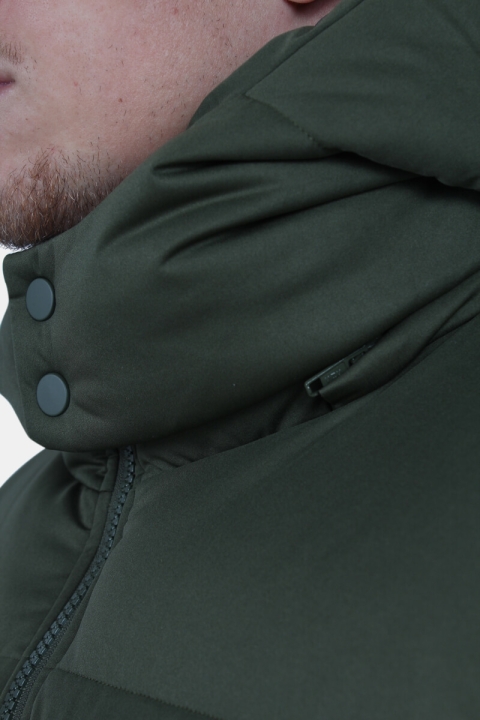 Urban Classics Hooded Boxy Puffer Veste Olive
