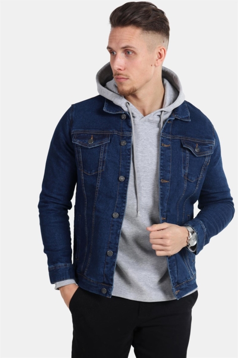 Denim Project Kash Denim Veste Dark Blue