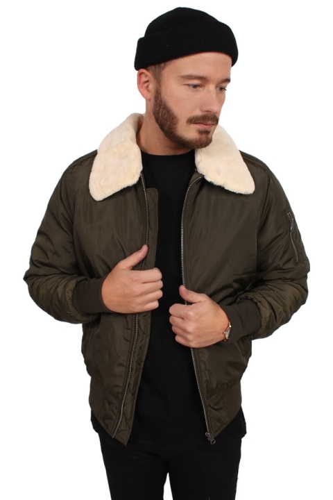 Urban Classics Pilot Bomber Veste Olive