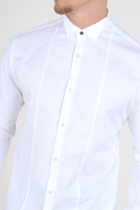 Jack & Jones Antonio Tux Chemises White
