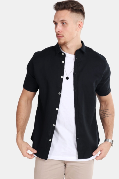 Tailored & Originals Karter S/S Chemises Black