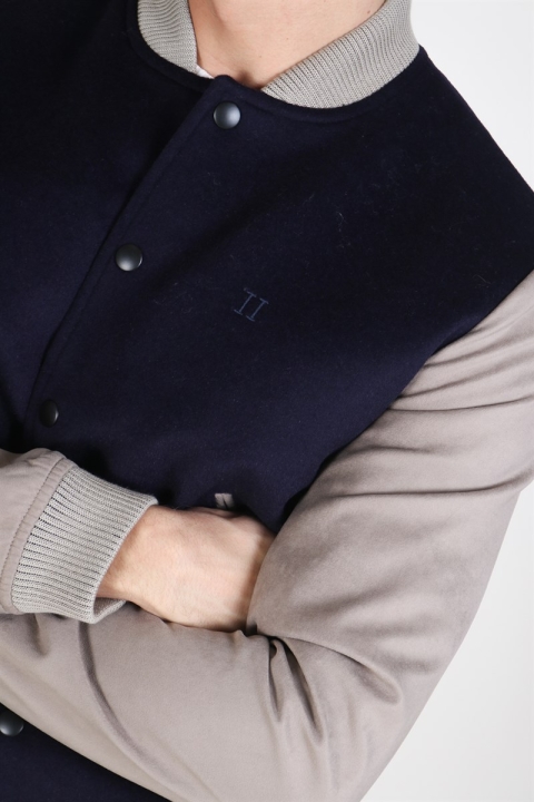 Les Deux Varsity Bomber Veste Navy