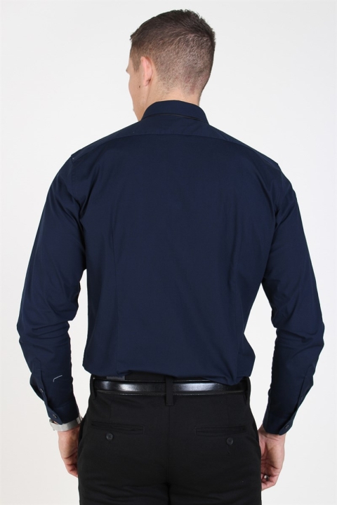 Selected Slim-Michigan LS Chemises Navy Blazer