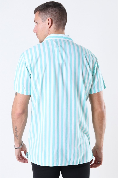 Jack and Jones Tyler Chemises SS ORG Aqua Sky
