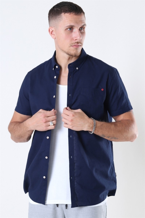 Solid Bill BD Lin Chemises Insignia Blue