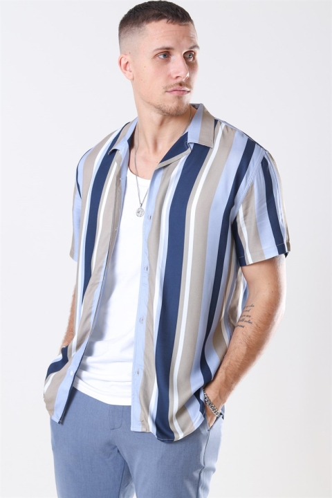 Clean Cut Bowling 12 Chemises Navy