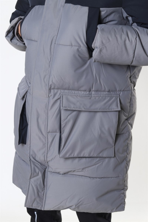 Urban Classics Puffer Parka Veste Asphalt/Black