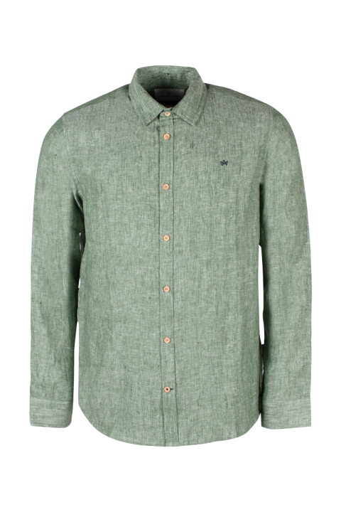 Kronstadt Ayers Ls shirt Hedge Green