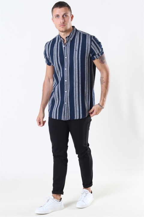 Clean Cut Sälen 146 SS Chemises Navy/Grey