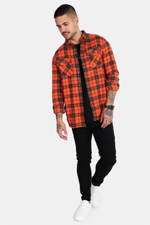Superdry Rookie Ridge Chemises Broken Twill Orange