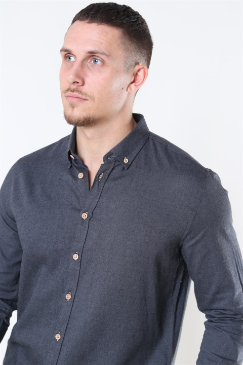 Kronstadt Johan Diego Cotton Chemises Dark Grey