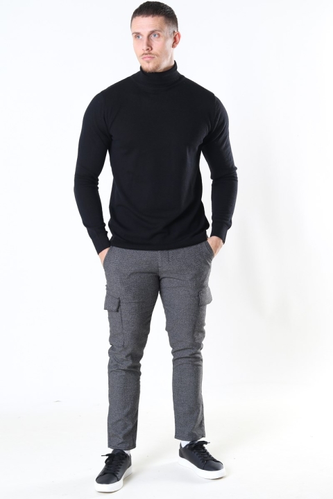 Clean Cut Copenhagen Merino Wool Roll Tricot Black