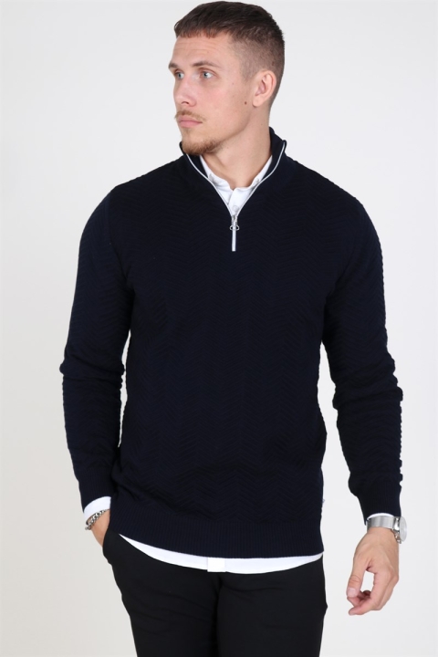 Kronstadt Carlo Half Zip Tricot Navy