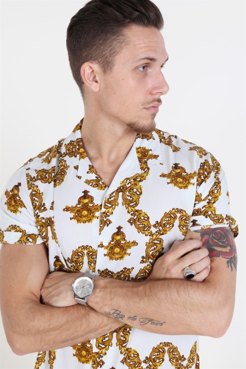 Redefined Rebel Benjamin Chemises White Baroque