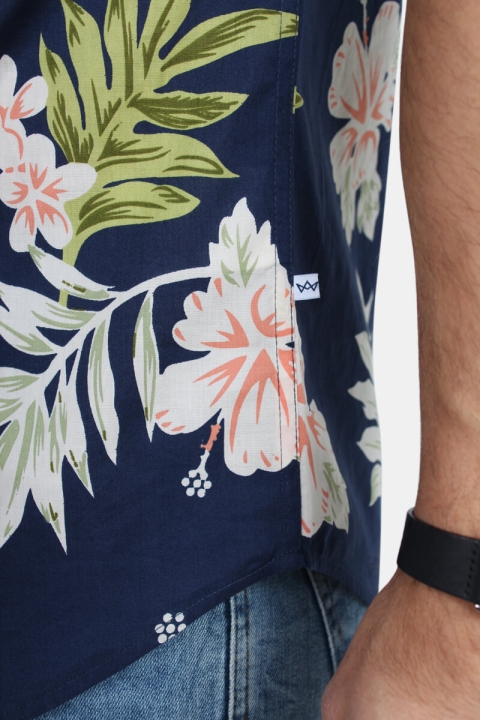 Kronstadt Johan Exotic S/S Chemises Navy