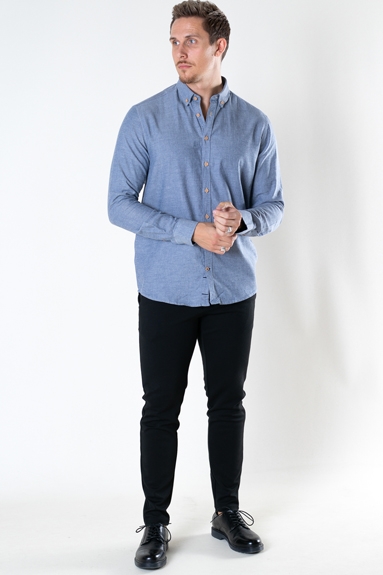 Kronstadt Johan Diego Cotton Chemises Light Navy